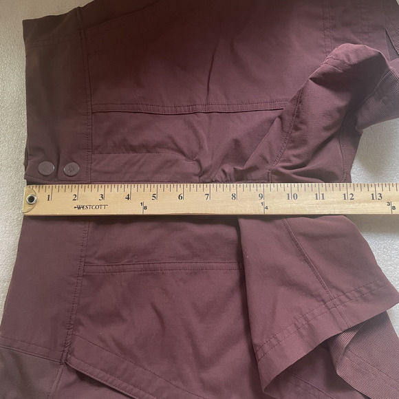 REI Co-Op Shorts Womens 4 Burgundy Hiking Outdoor Regular Fit Drawstring Pockets - Picture 9 of 14